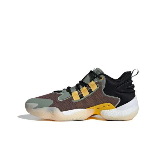 Adidas BYW Select Баскетбольные кроссовки Низкие Мужские Зеленые и Коричневые
