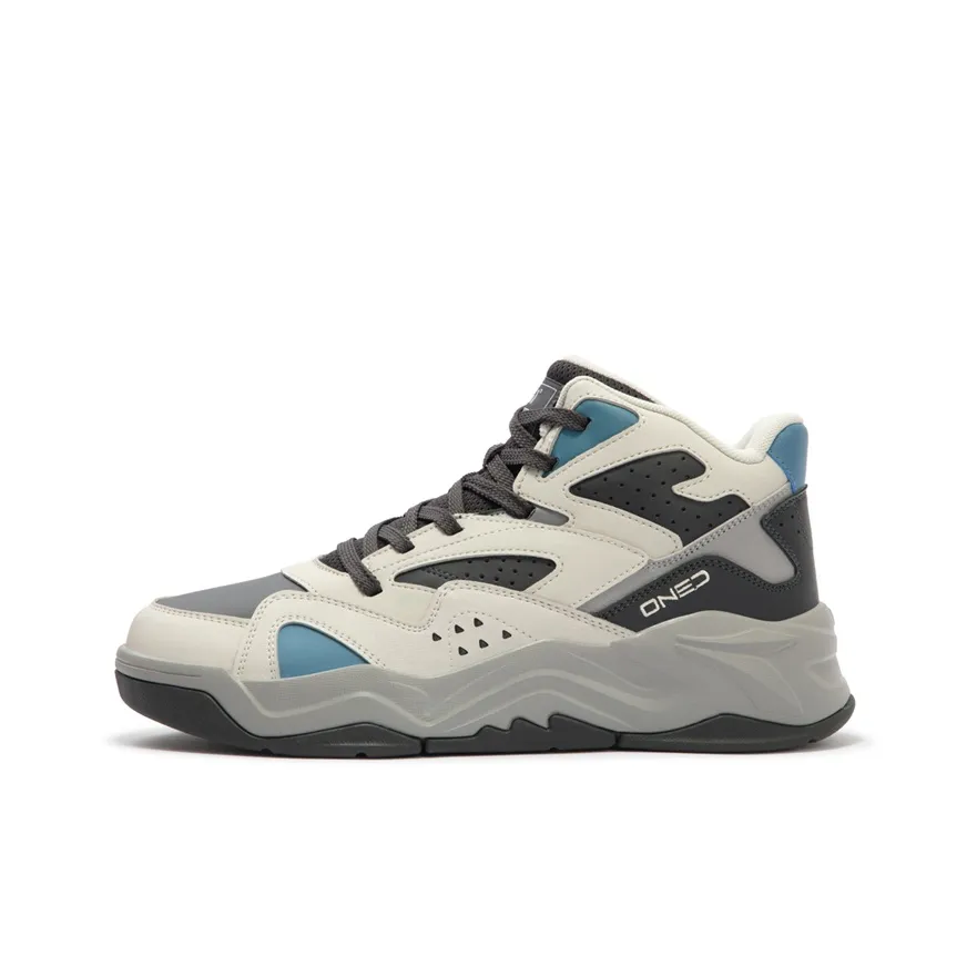 361° Type Winter Противоскользящий Устойчивый к Износу Термический Высокий Топ Повседневная Обувь Мужская Пемза Черный Угольно-Серый