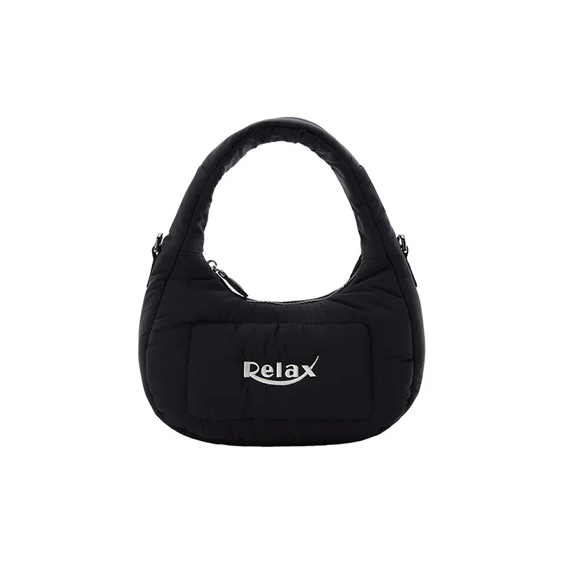 Art Traces Fabric Shoulder Bag Crossbody One Shoulder Handbag Regular Unisex Black/Metallic Silver