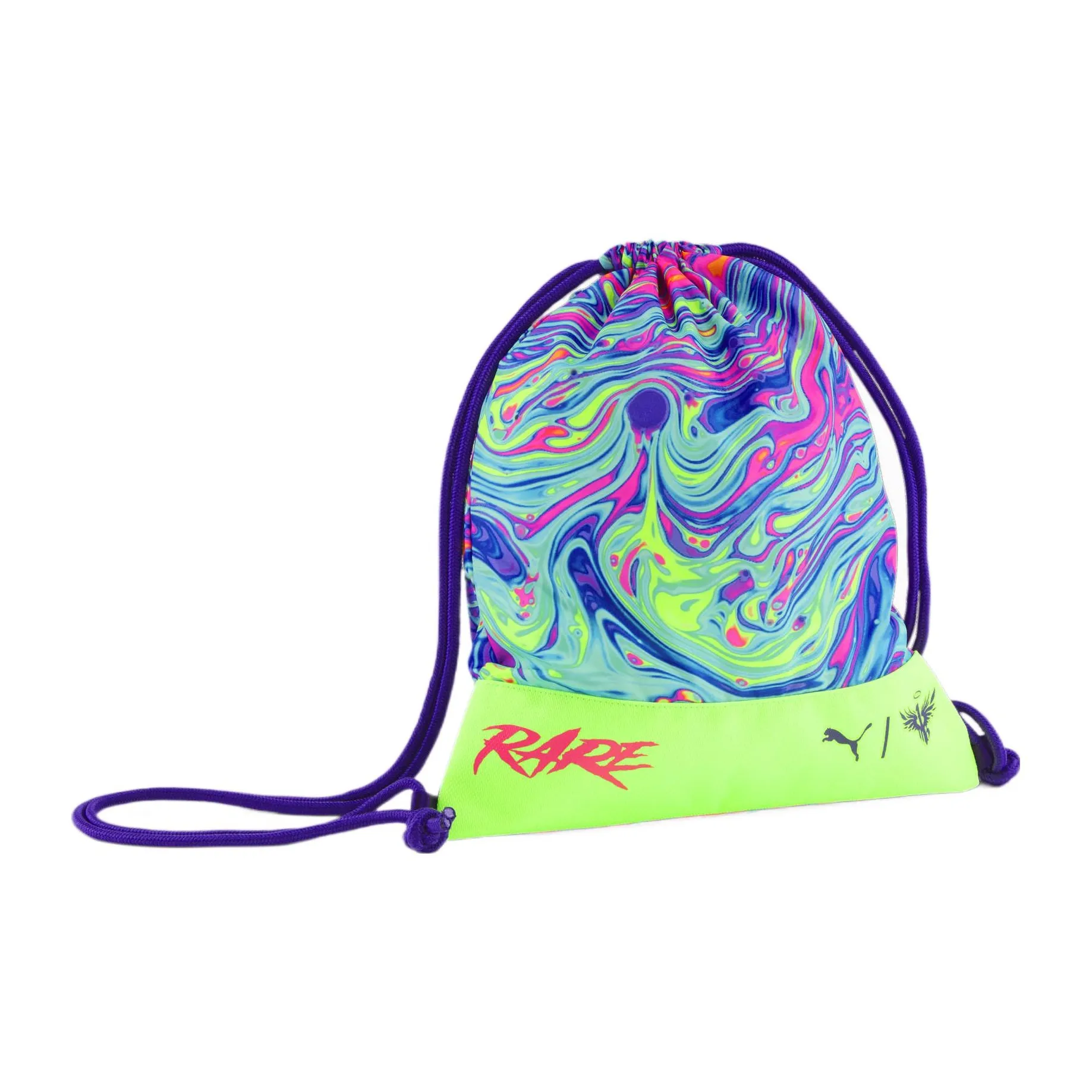 PUMA Polyester Backpack Women's Pink Green
