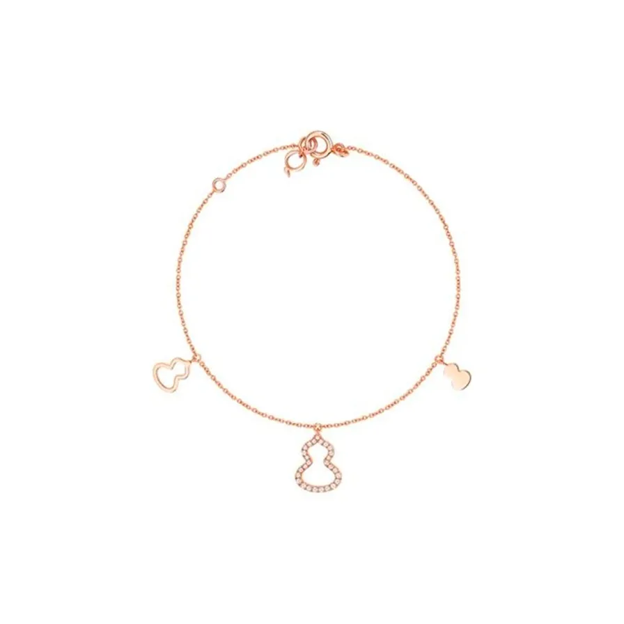 Qeelin Karat Gold Bracelets Unisex Rose Gold