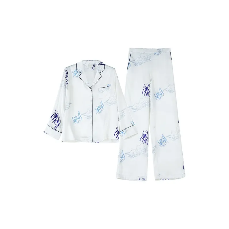 SILKISS Шелк Комплект Пижам Женские