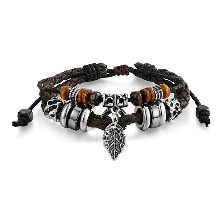 Goran Alloy Cotton Linen Blend Bracelets Unisex