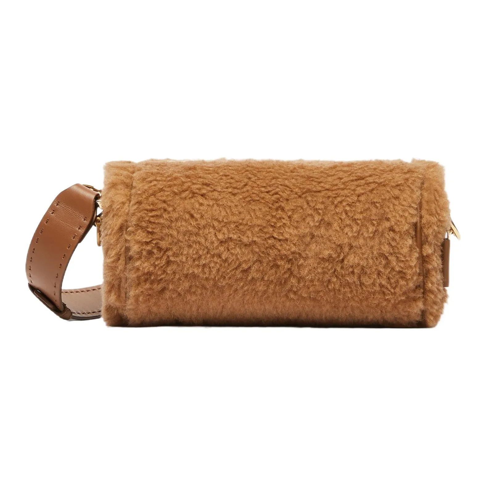 MaxMara Camel Hair & Silk Handbag, Shoulder Bag Women's Camel