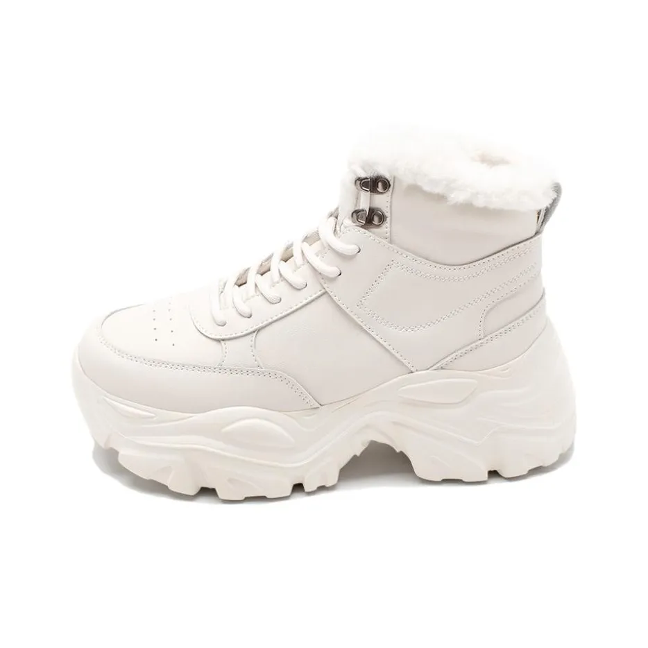 AGSDON Высокий топ массивные кроссовки 5,5 см Женские