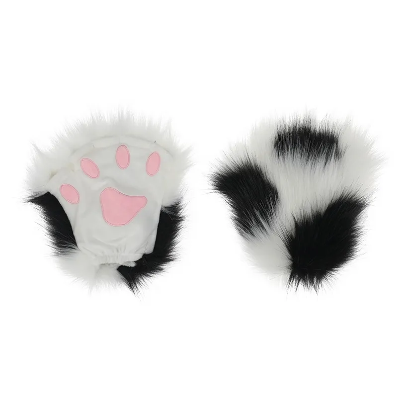 FREE RABBITⅡ Полиэфирный трикотаж Перчатки Женские