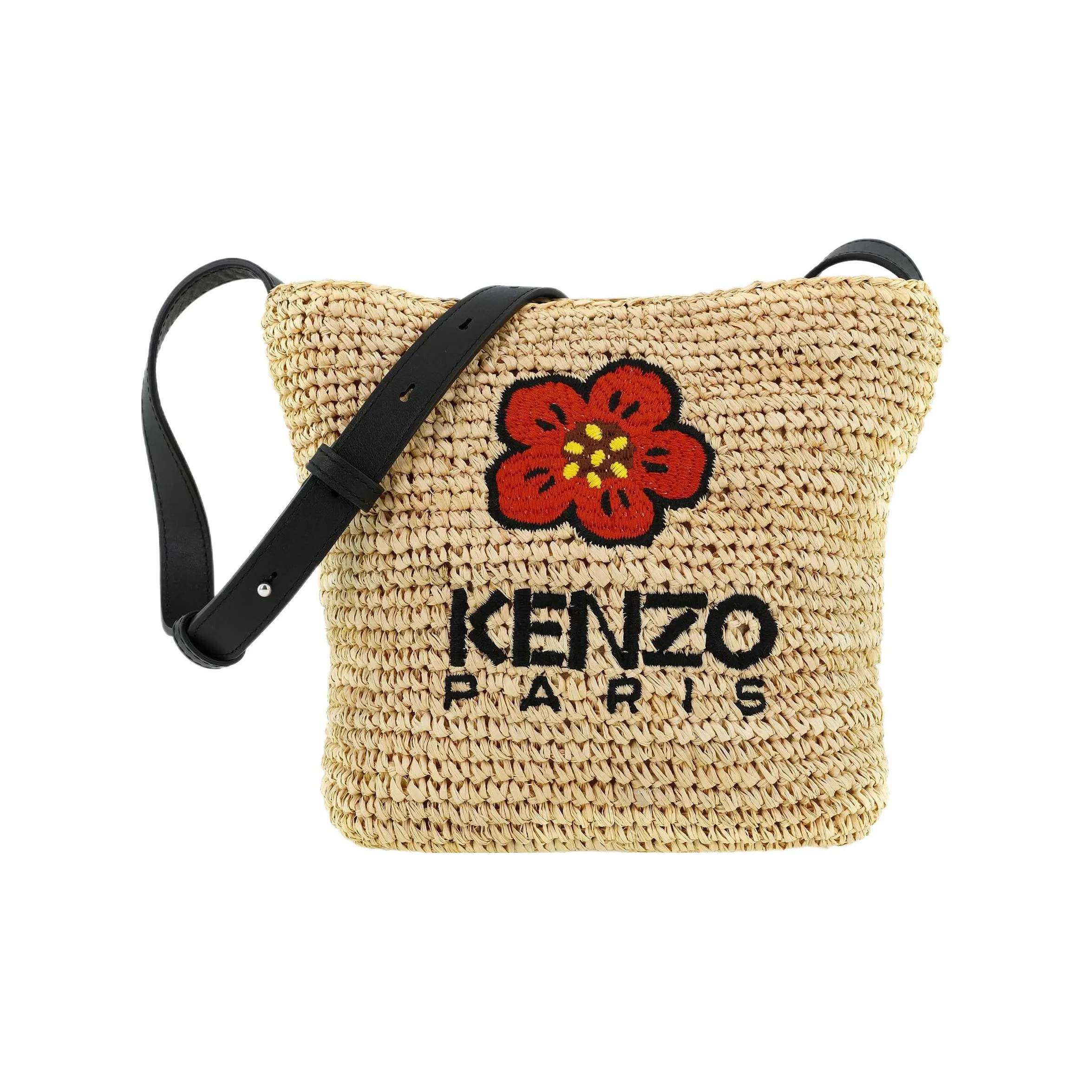 KENZO Logo Embroidered Shoulder Bag