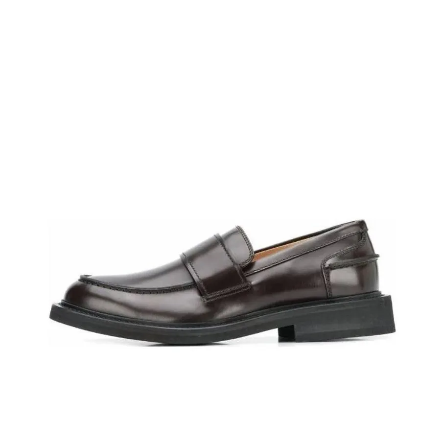 Bottega Veneta Brushed Calf Skin Classic Loafer Espresso