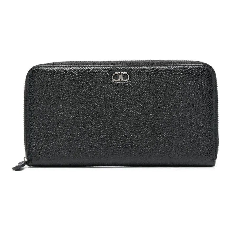 FERRAGAMO Телячья кожа Кошелек Женские Черный