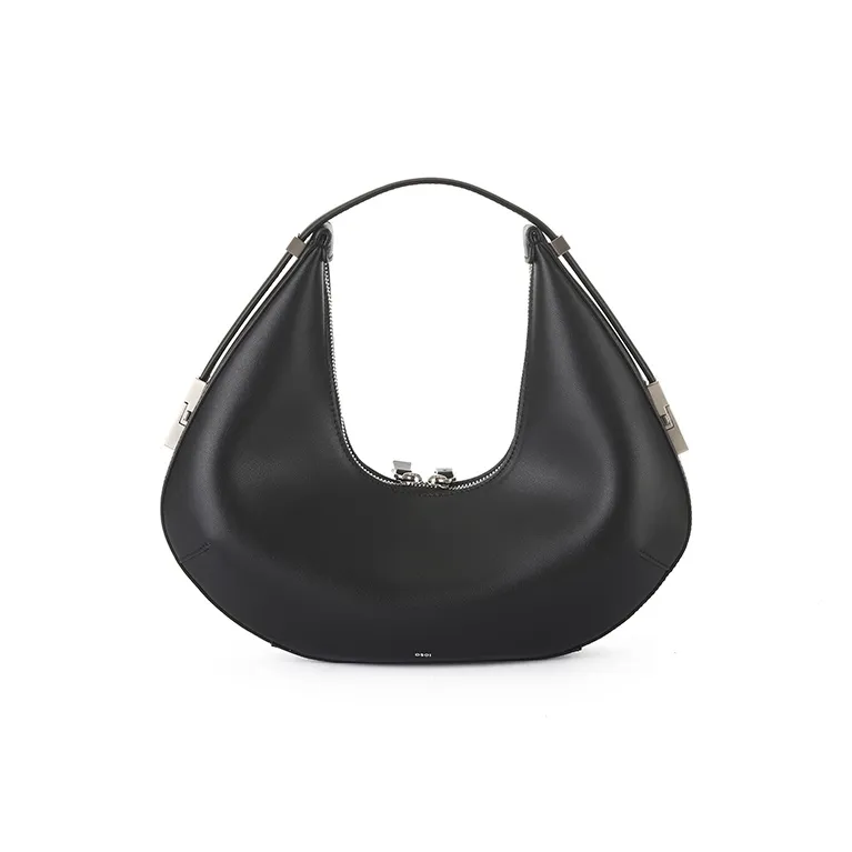 OSOI TONI HOBO Корова Кожа Сумка через плечо Женская Черная