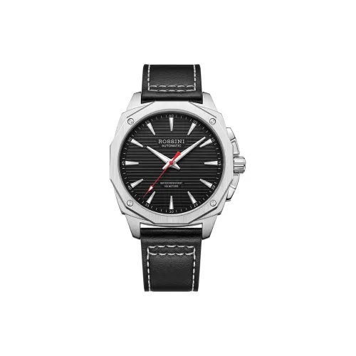 ROSSINI Автоматический Механический Movement Мужские Часы Medallion Collection 42mm*42mm*12,2mm Черные