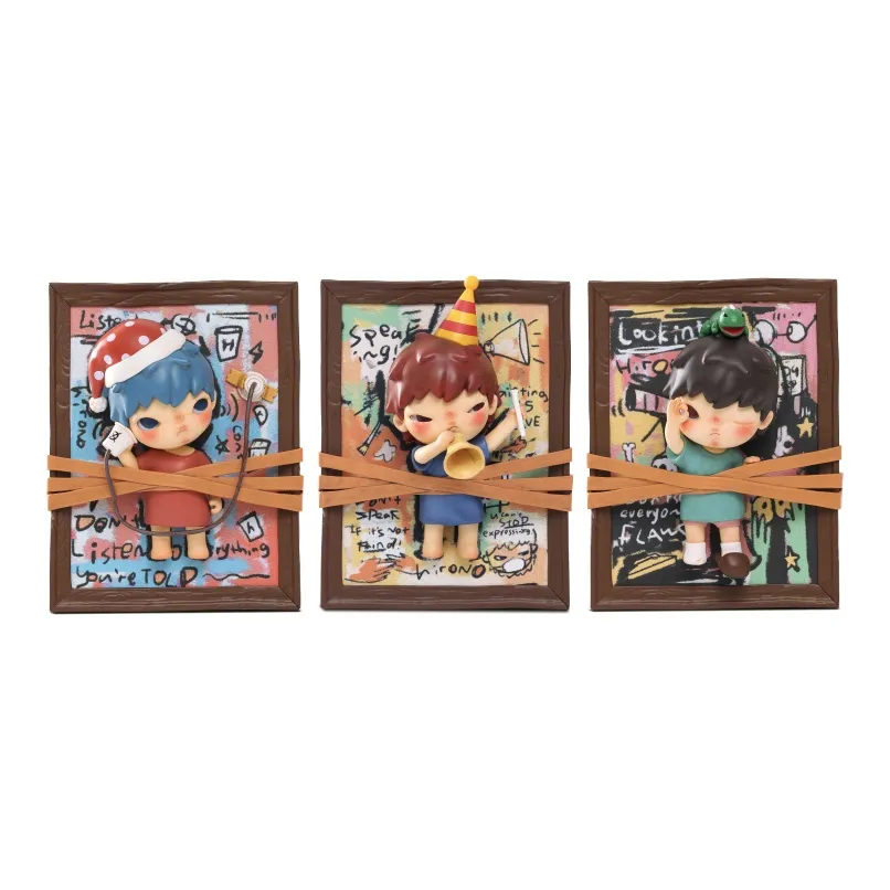 POP MART Hirono Listen, Speak, Watch Blister Packs 11.2cm