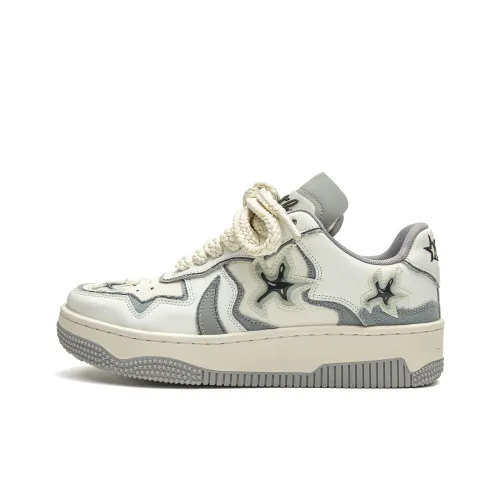 Youthloser Кроссовки для скейтбординга Low Top Бело-серый Унисекс