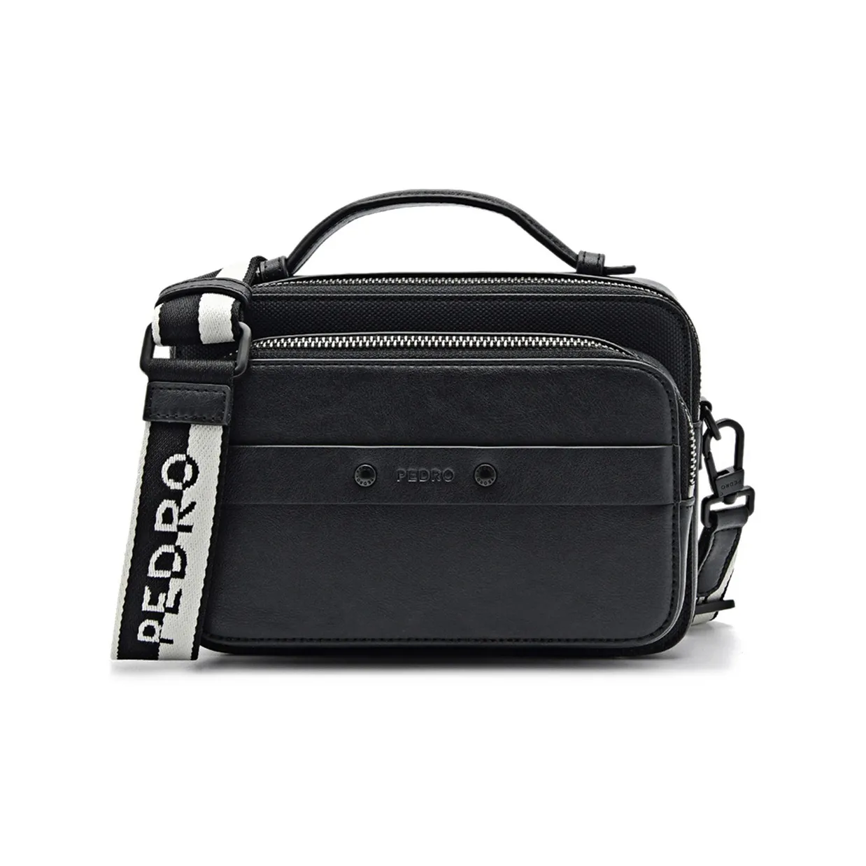 PEDRO Pu Handbag, Crossbody Bag, Backpack Trumpets Men's Black