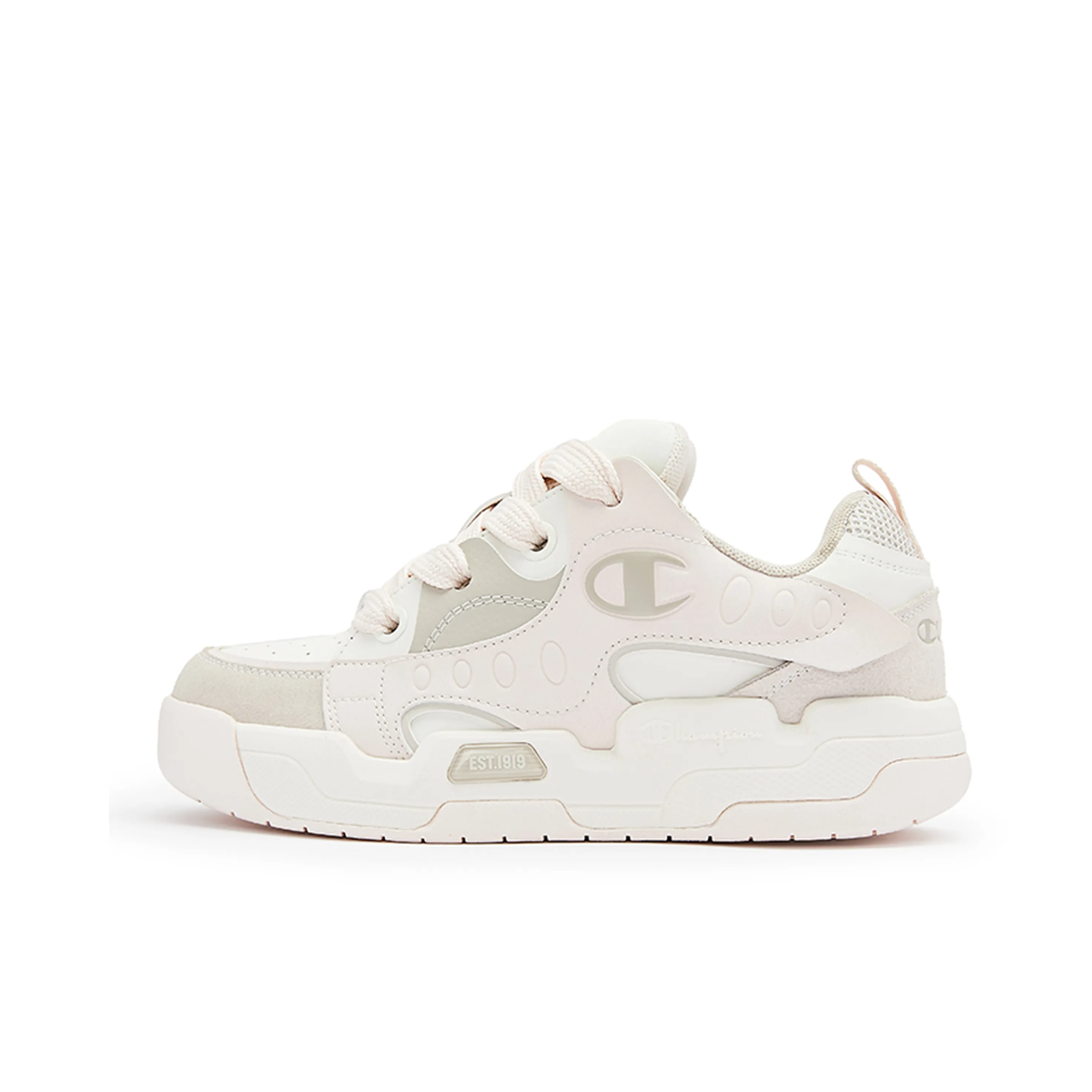Champion Playful Puffy Shoes Low Top Skateboard Shoes Women's Light Pink