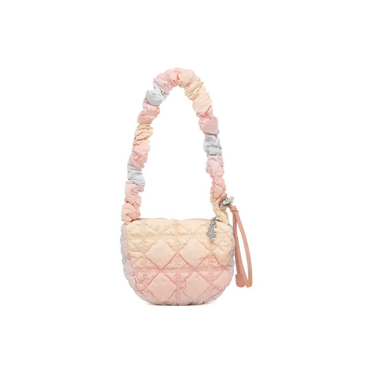 CARLYN Polyester Fiber PU Cloud Bag, Shoulder Bag, Crossbody Bag Regular Women's Pink Cake