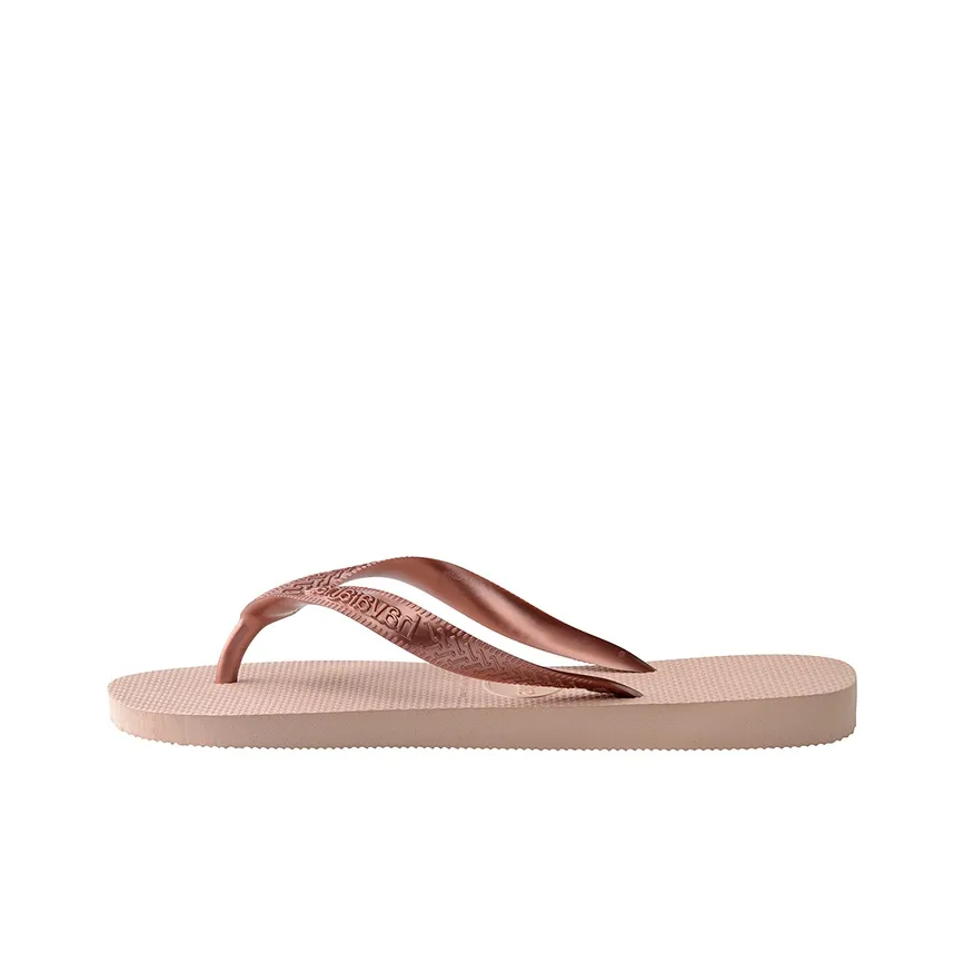 Havaianas противоскользящие тихие быстросохнущие шлепанцы женские розовые