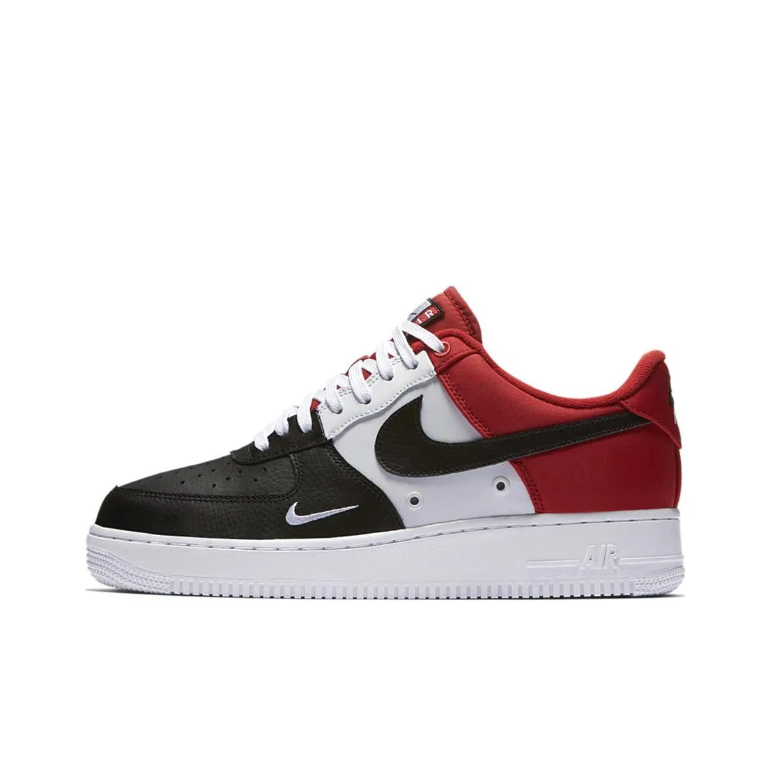 Nike Air Force 1 Low Black Toe Mini Swoosh