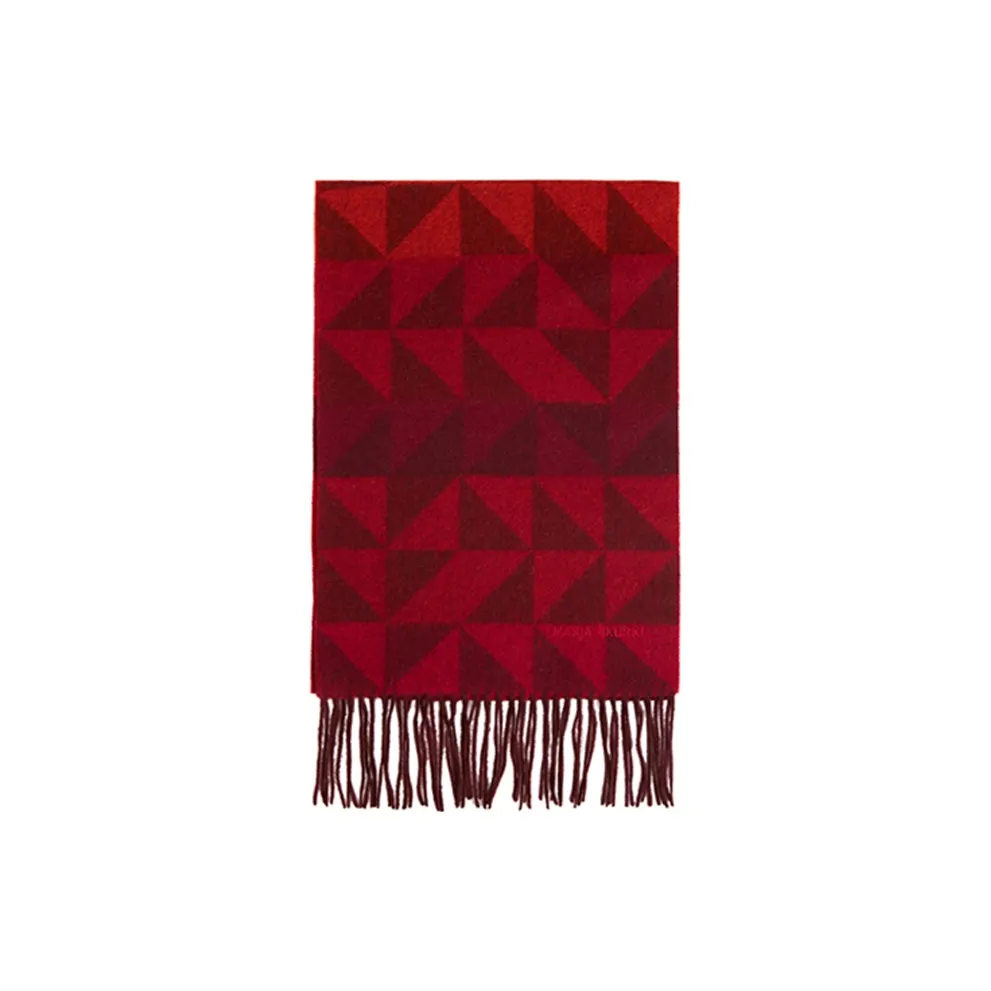 MARJAKURKI Ровинг Красный Шарф Унисекс