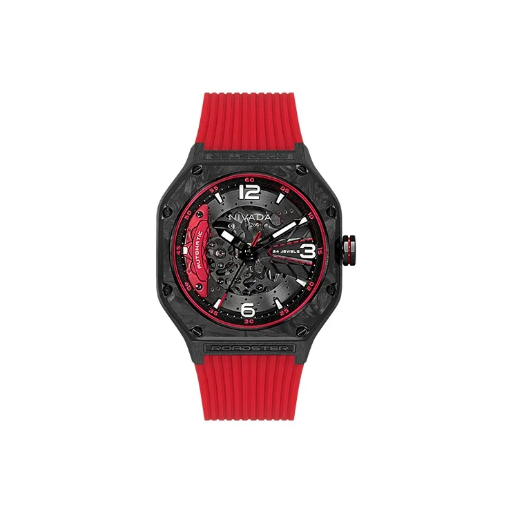 NIVADA Supercar Automatic Mechanical Movement Unisex Watch Black Dial N93620221502
