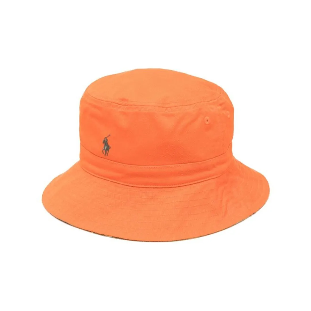 Polo Ralph Lauren Bucket Hats Unisex Orange