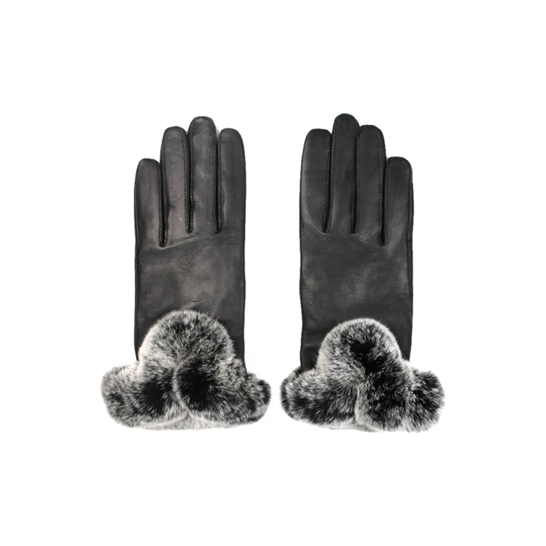 MARJAKURKI Genuine Leather Sheepskin Touchscreen Glove 5V90 Greeting Card Writing Service Women's