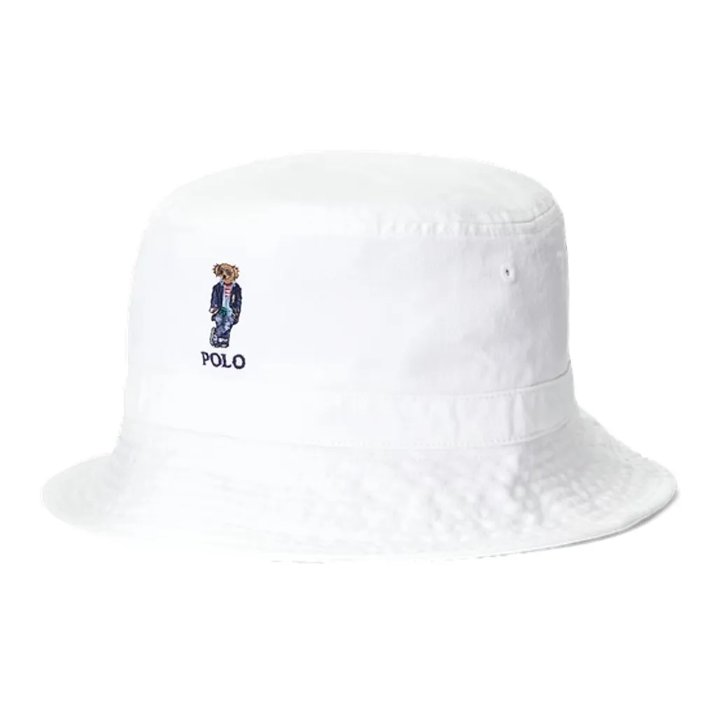 Polo Ralph Lauren Детские Белые Панамы из хлопка