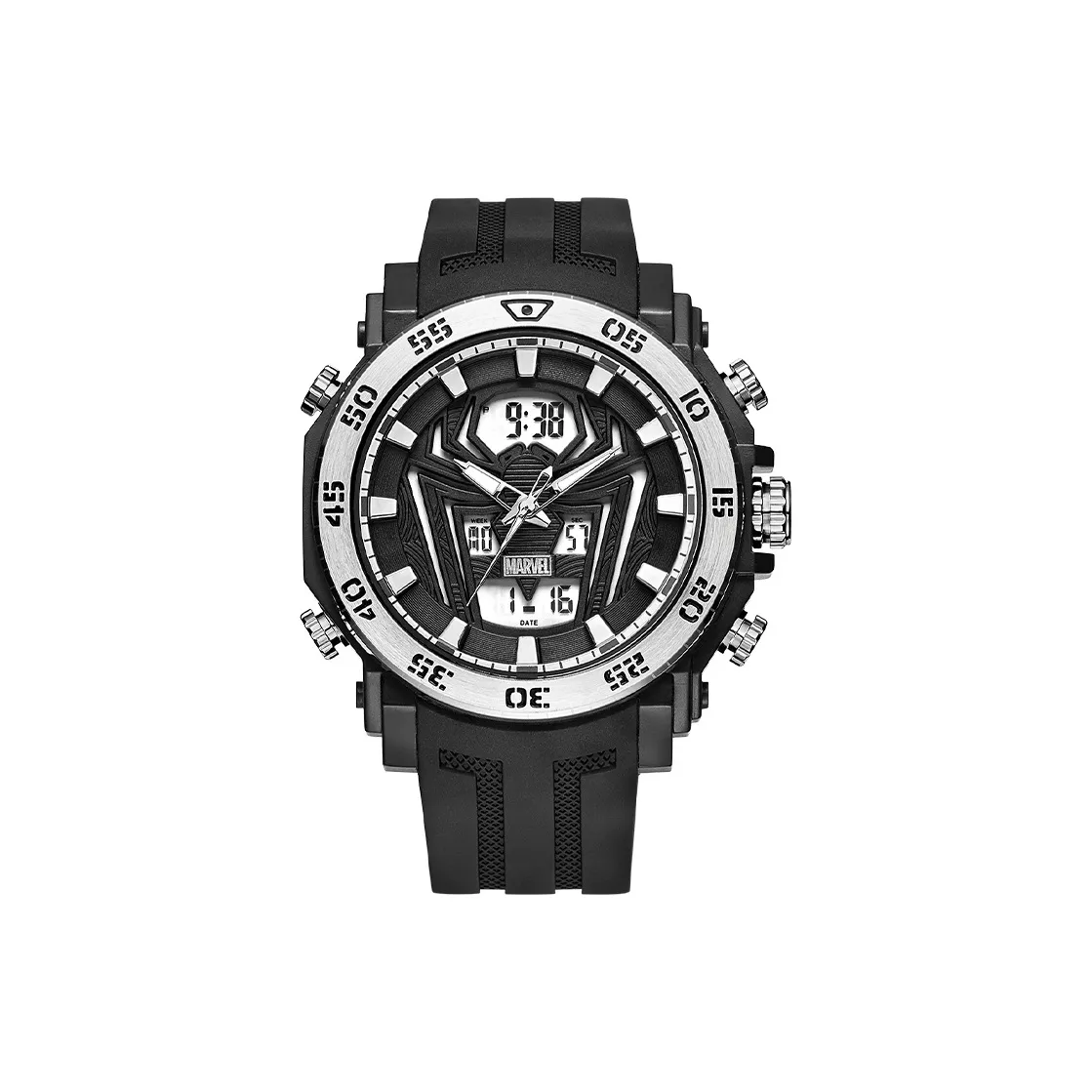 Часы MARVEL Hero Collection для старшеклассников электронный + кварцевый механизм TPU ремешок подарочный набор в коробке