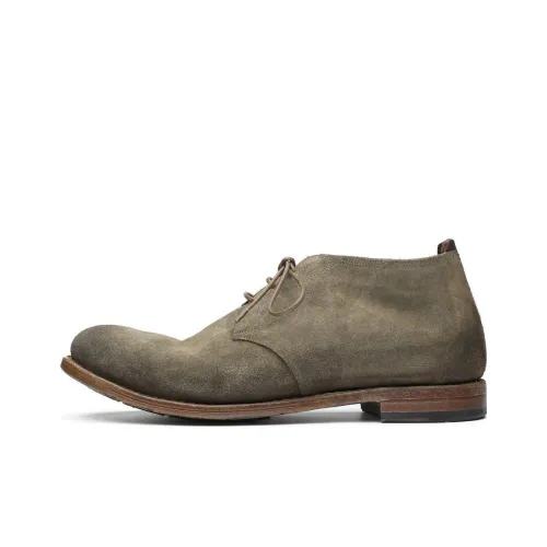 Silvano Sassetti Мужские повседневные туфли Low Top Хаки Мужские