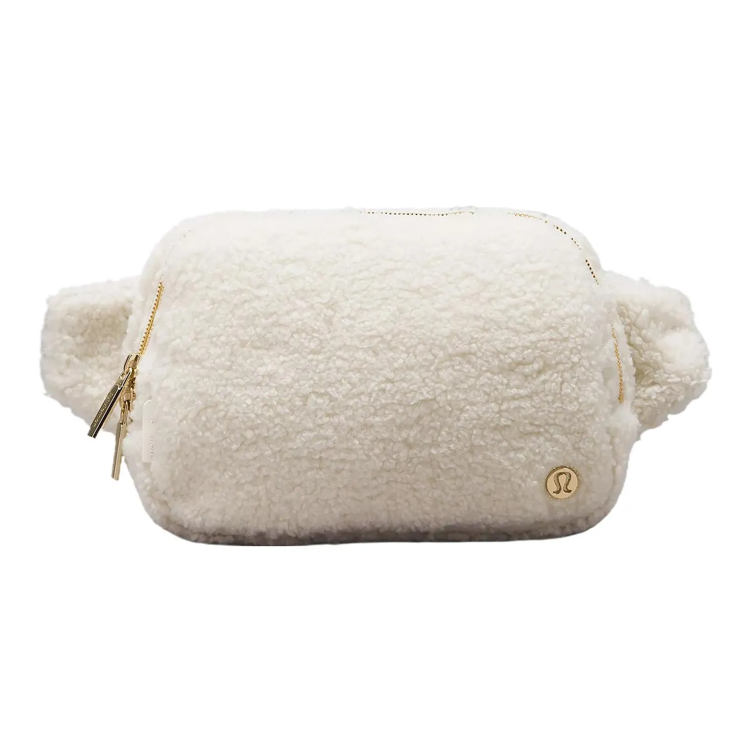 Lululemon Polyester Sling Bag Fanny Pack Large Size Women's Albumin Stone & Gold