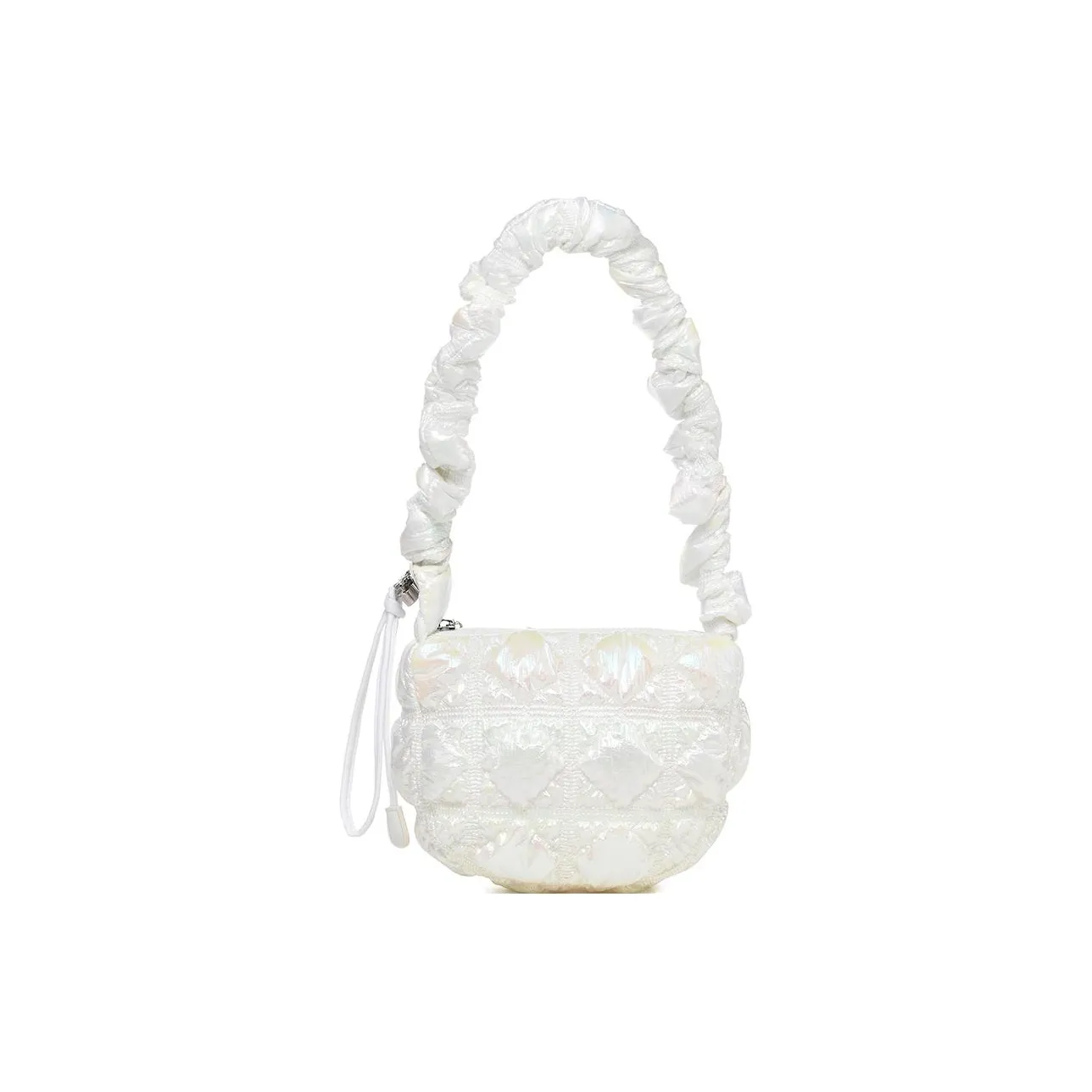 CARLYN Nylon Shoulder Bag Crossbody Bag Regular Women's White