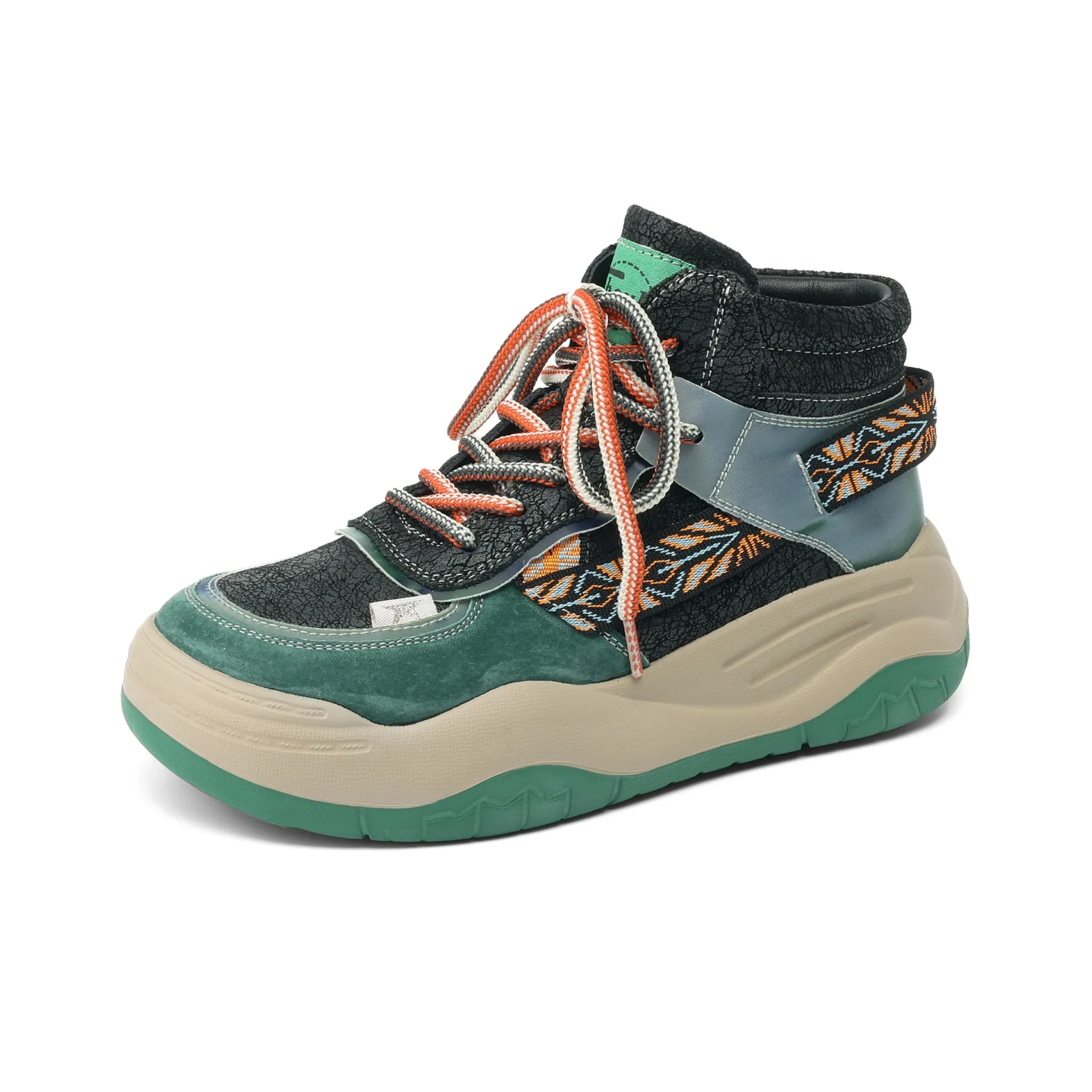 SOBB Амортизация Противоскользящий Устойчивый к истиранию Водонепроницаемый И Дышащий Высокий Топ Повседневная Обувь 5 см Женская