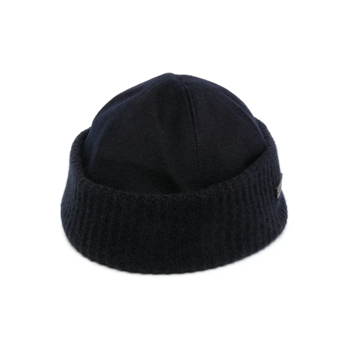 Loro Piana Logo-patch Leather Beanie