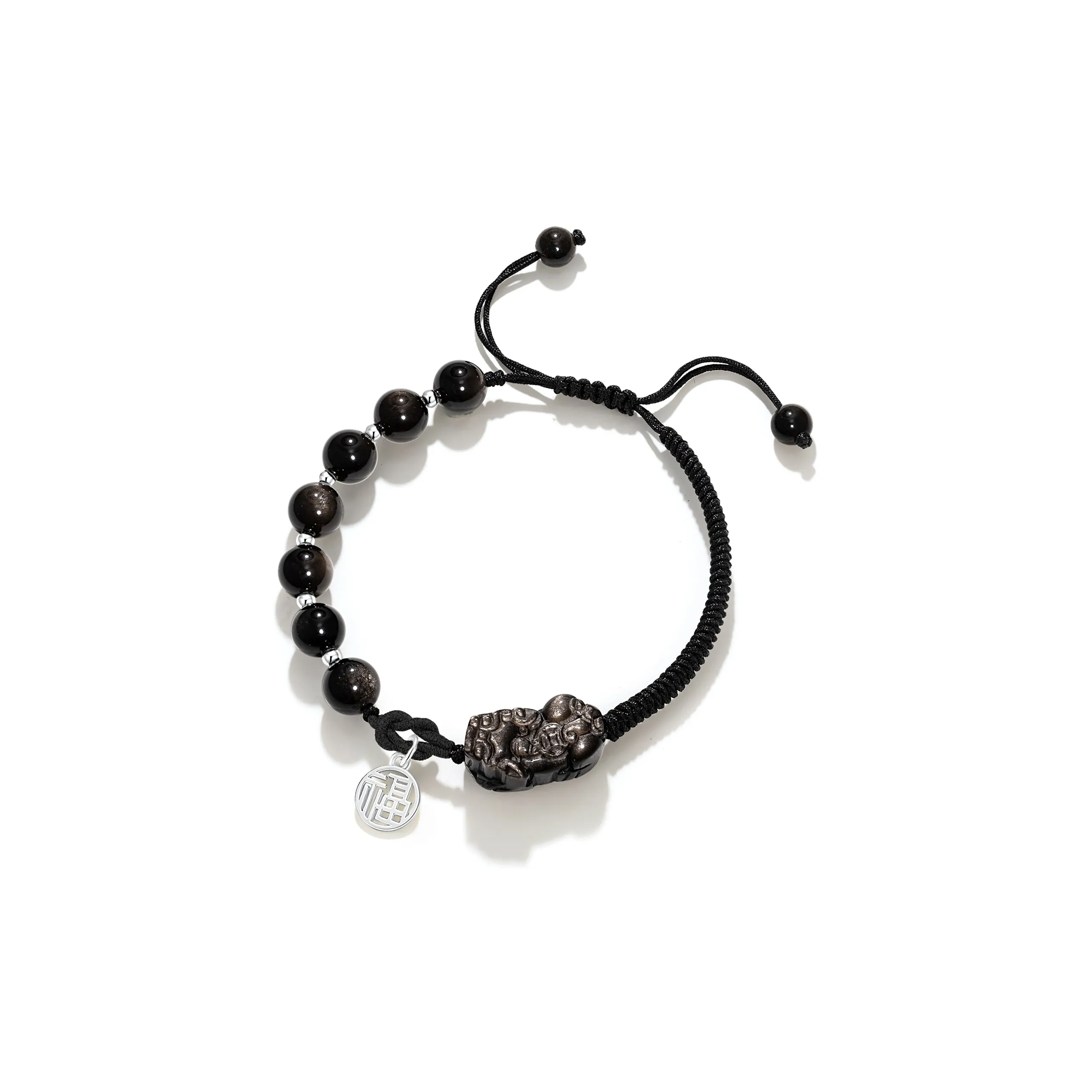 Jodie Kevin Обсидиан Клубничный Кристальный Браслеты Унисекс Red Rope Черный Rope