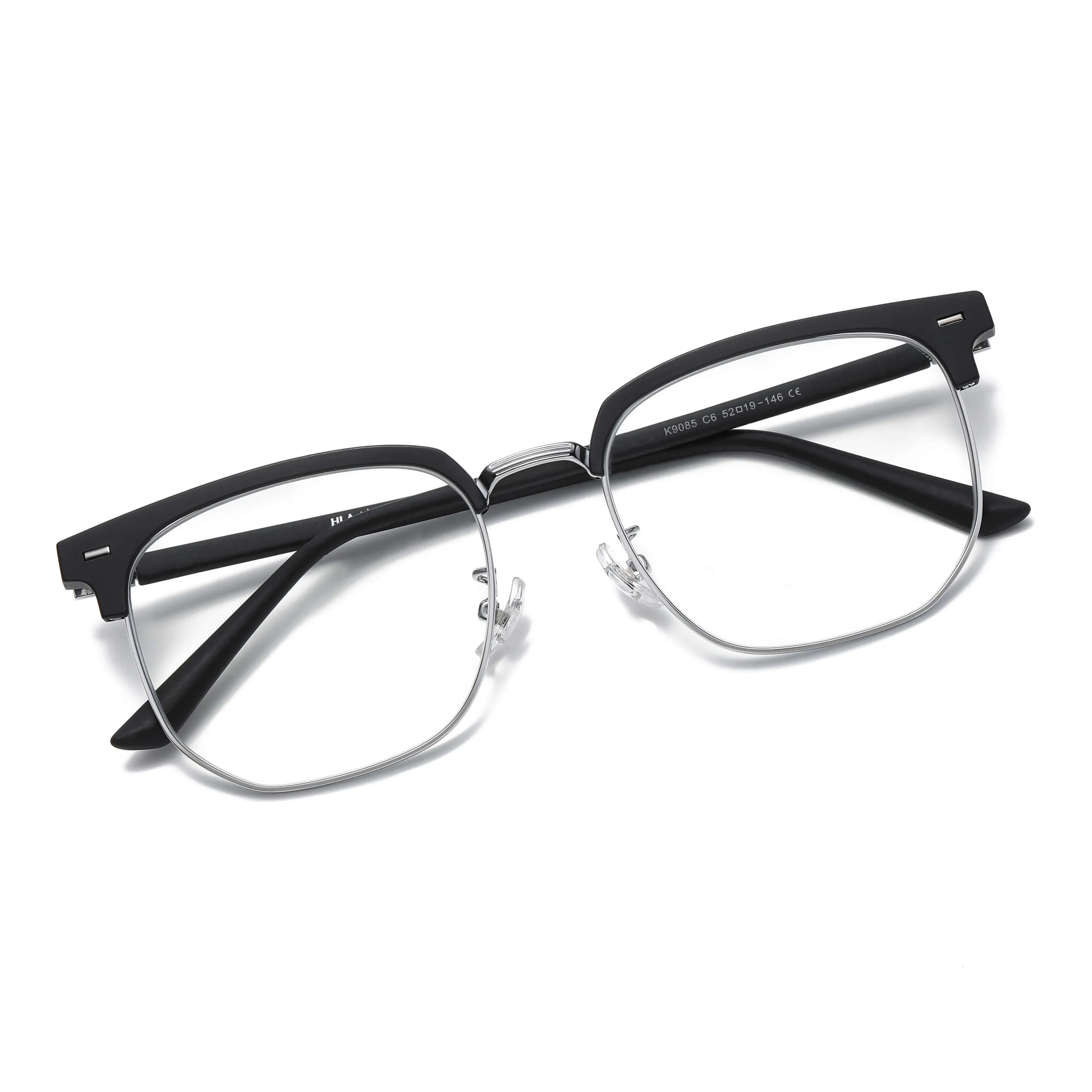 HLA TR Памятный пластик Квадратные Оправы для очков Унисекс Песочный Черный