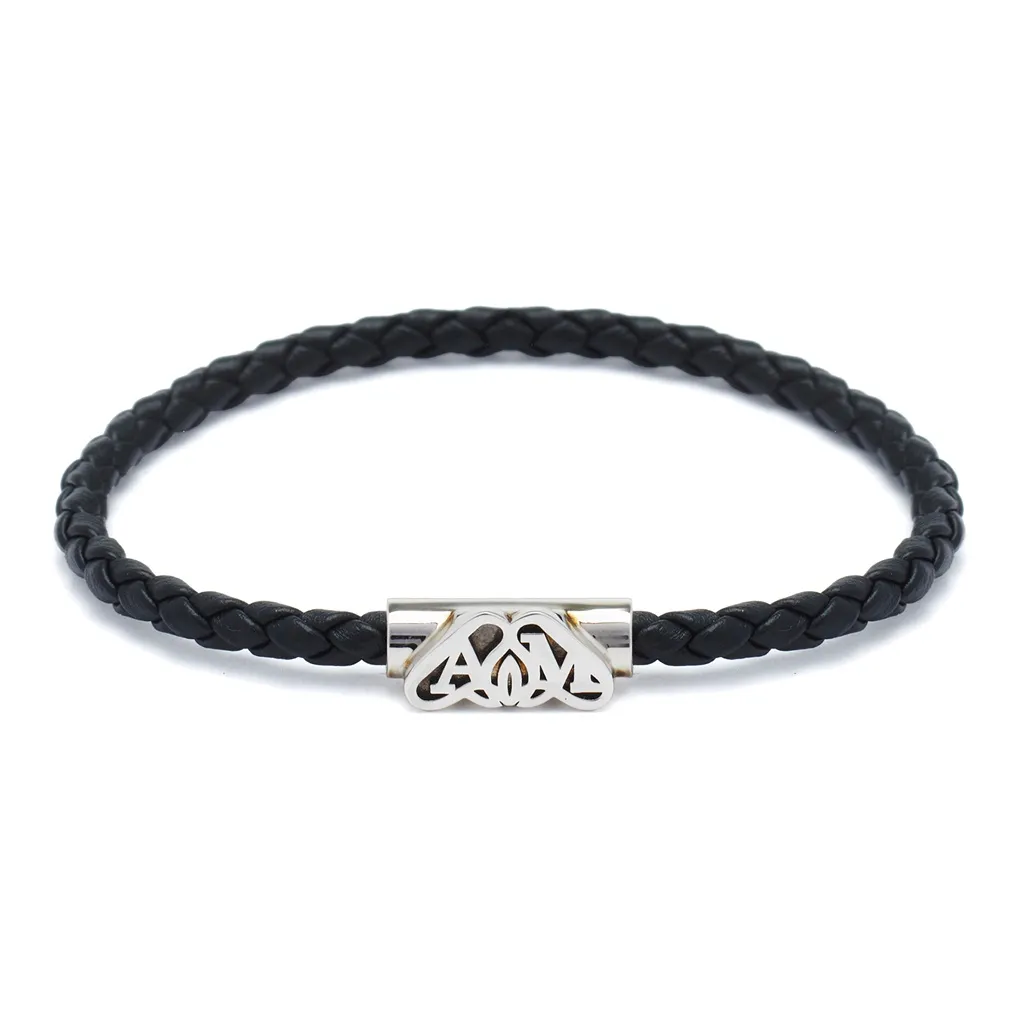 Alexander McQueen Brass Bracelets Мужской Черный