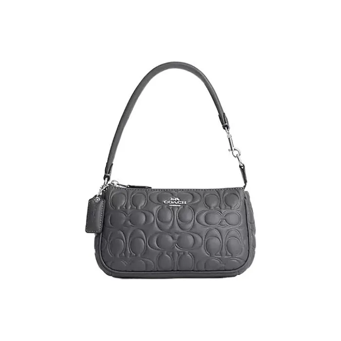 COACH Nolita Сумка из коровьей кожи плечо сумка через плечо женская серая