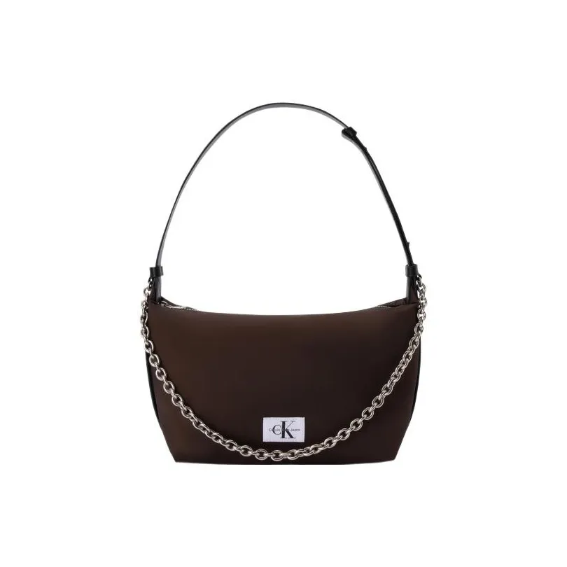 CK Calvin Klein Ткань Сумка на плечо Сумка-пельмень Сумка Сумка через плечо Женская Кофейная