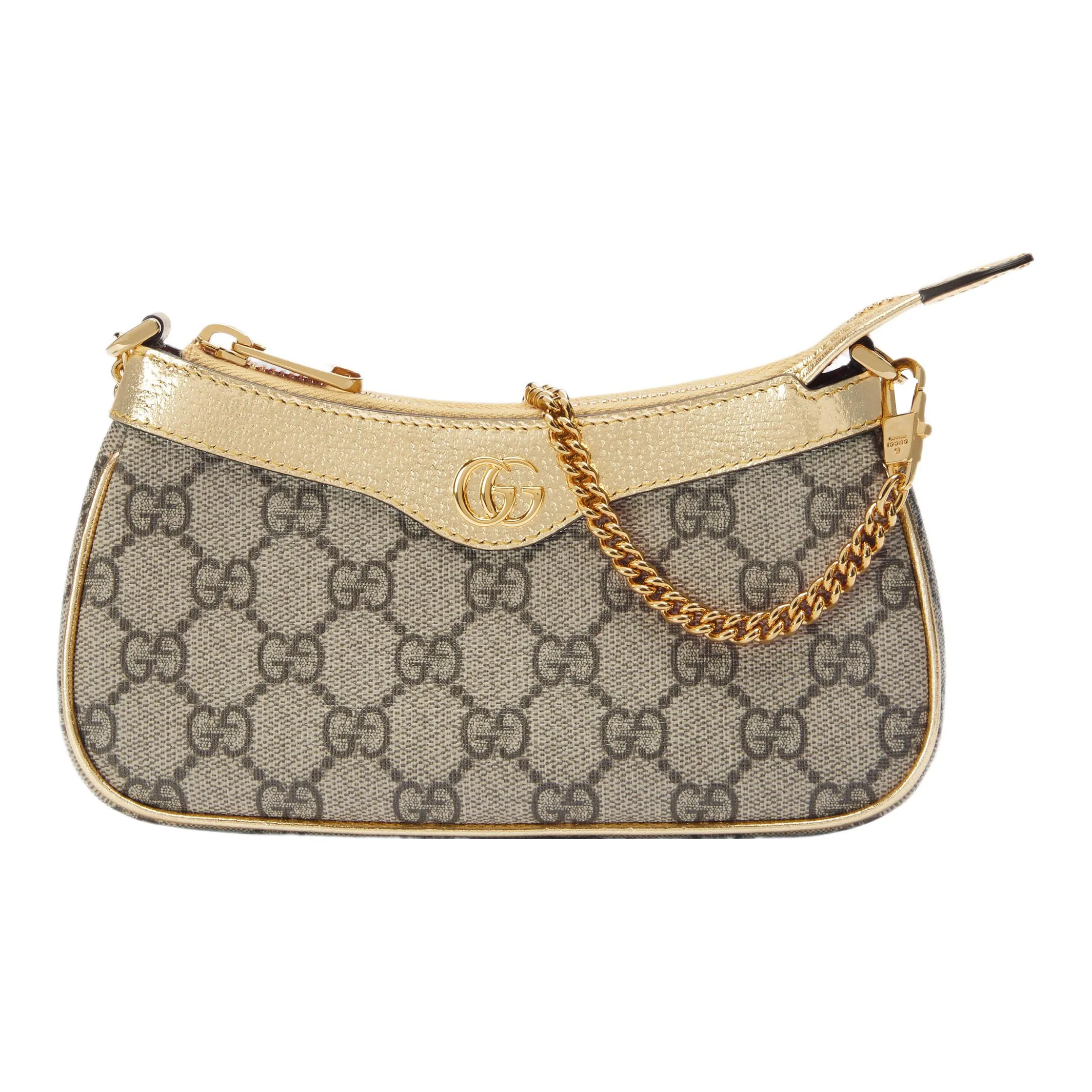 GUCCI Ophidia Canvas With Leather Finish Handbag, Shoulder Bag Women's