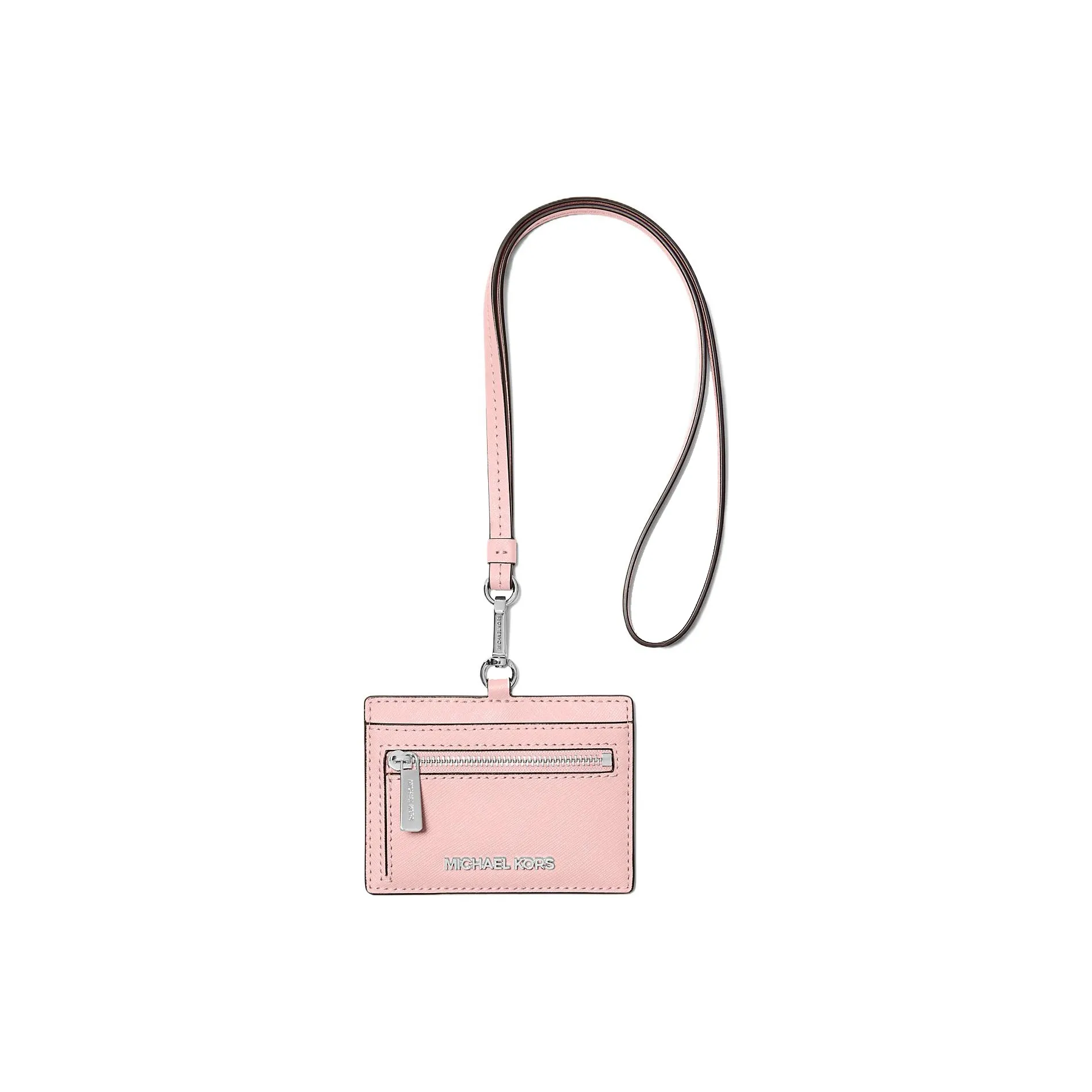 MICHAEL KORS Jet Set Travel Saffiano Кожаный держатель для карт Женский Румяно-розовый