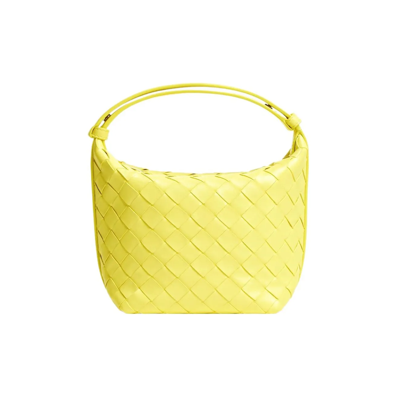 Bottega Veneta Cow Leather Handbag, Shoulder Bag Extra Mini Women's Jelly Yellow