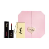 정장 블랙 Tube 리퀴드 립스틱 #416 로튼 토마토 레드 5.5ml + YSL 프리미엄 메이크업 미러