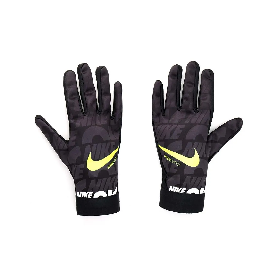 Nike Polyester/Polyamide/Rubber/Elastane Gloves Men's Black