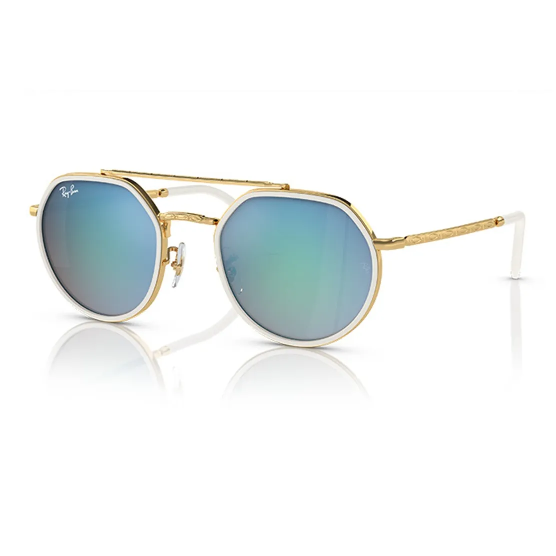 Ray Ban Logo print Round frame Sunglasses