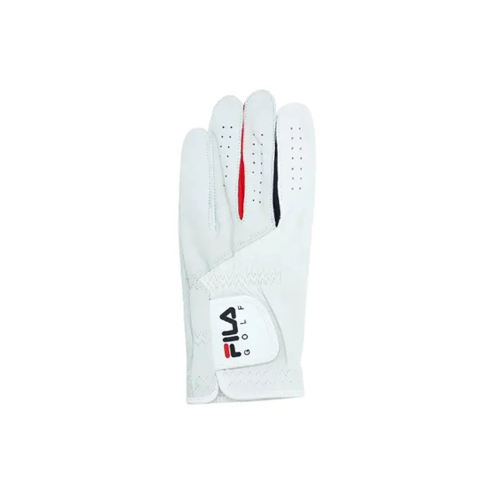FILA Sheepskin Sports Gloves Men's White