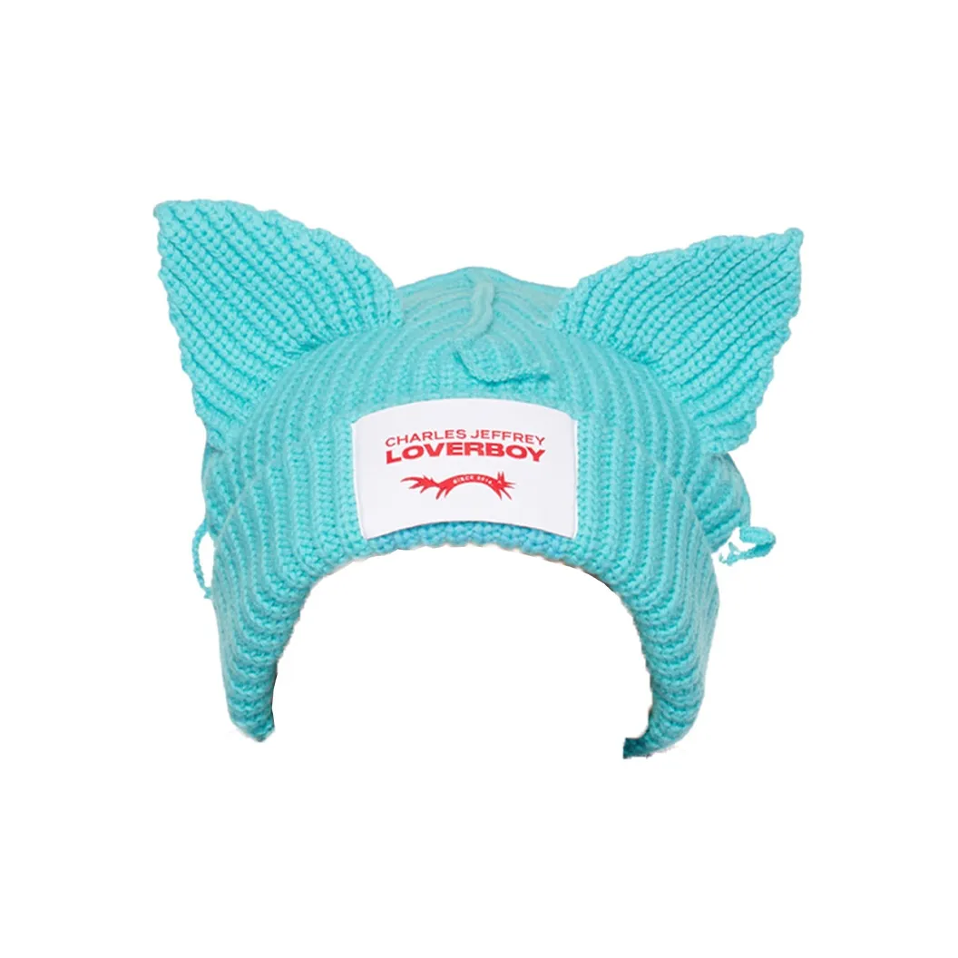 CHARLES JEFFREY Lambswool Beanies Men's Blue