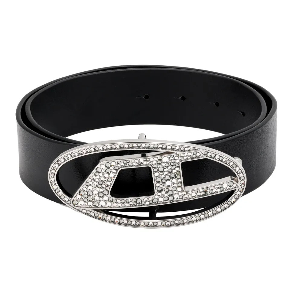DIESEL B-1Dr Embeliished Buckle Belt