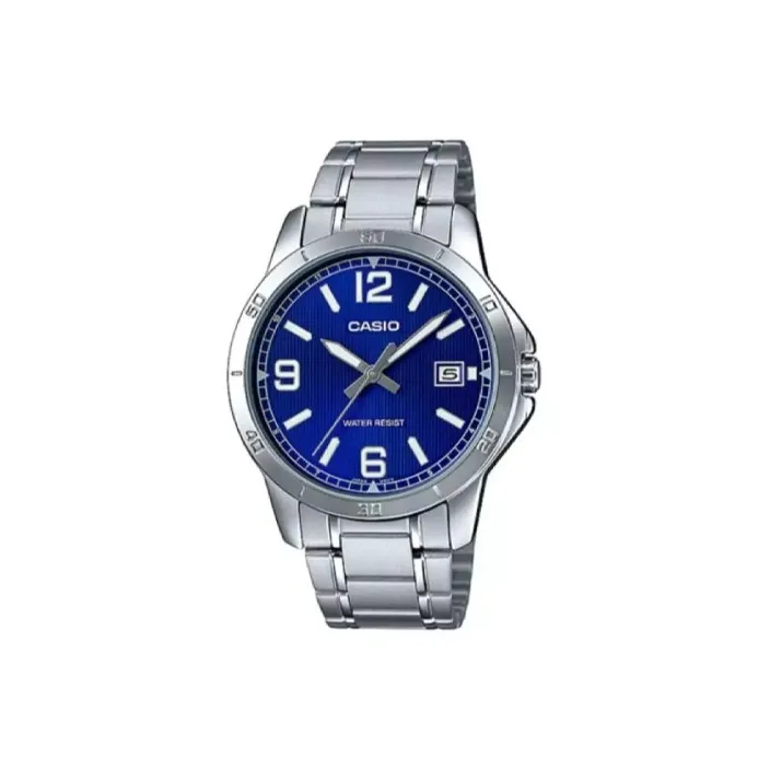CASIO Кварцевый механизм нержавеющая сталь ремешок часы 47 мм мужские синий циферблат