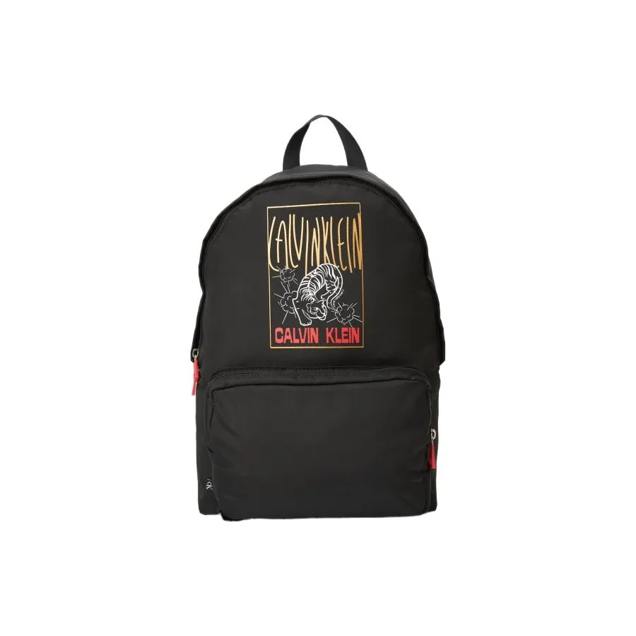 CALVIN KLEIN Polyester Backpack Men's Black