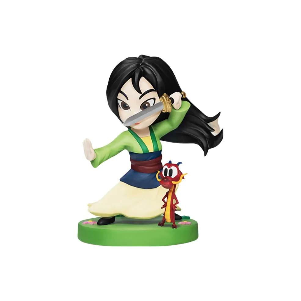 Коллекция Disney Princess Мулан Золушка Настольный украшение Милые фигурки в стиле Chibi 7,6 см